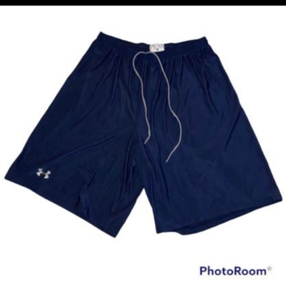 Mens Under Armour Shorts Mens XL Navy Blue